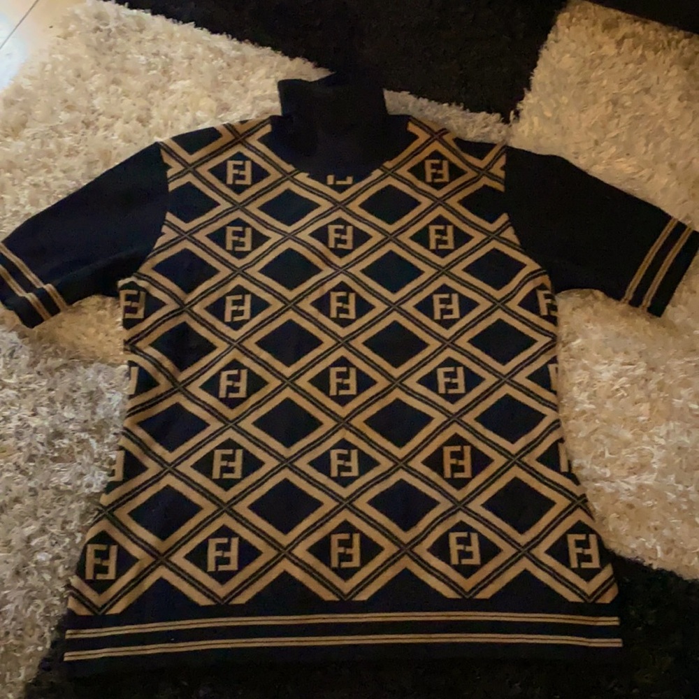 Authentic Classic FENDI turtleneck sweater!